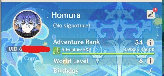 GI1367 High AR54 Lumine Starter with Nilou, Yelan, Mona, Dehya C1, Kyril Flins C1, Lauma, Diluc